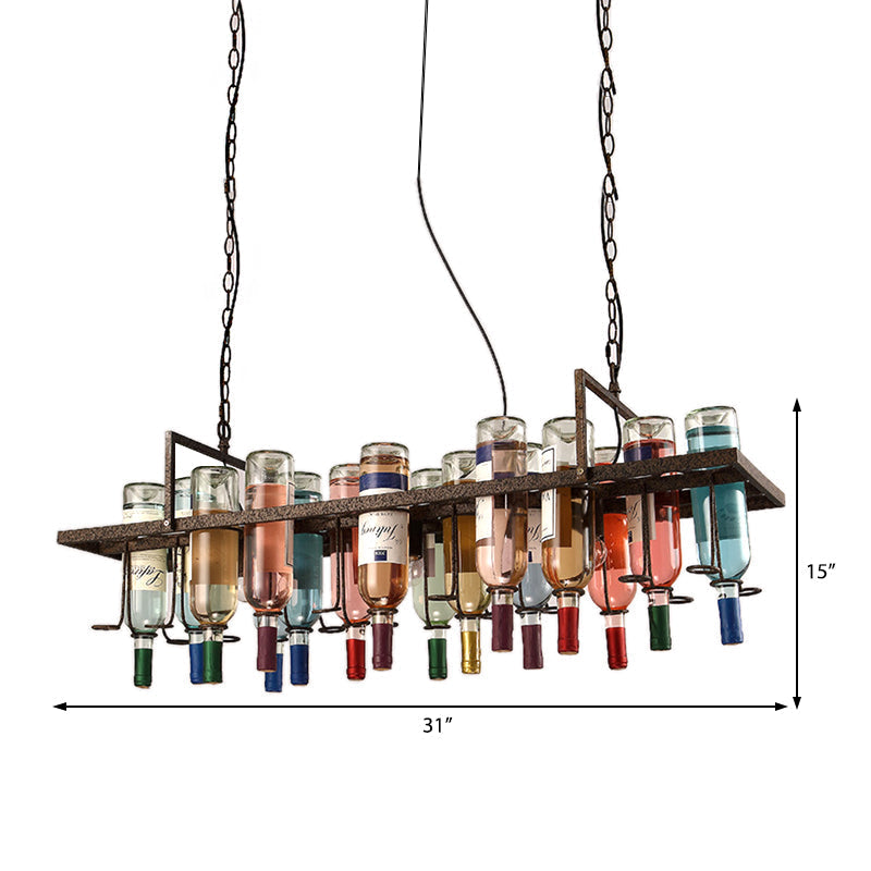 Industrial Rustic Metal Pendant Light Kit - 1/2/3 Lights Hanging Fixture For Dining Room