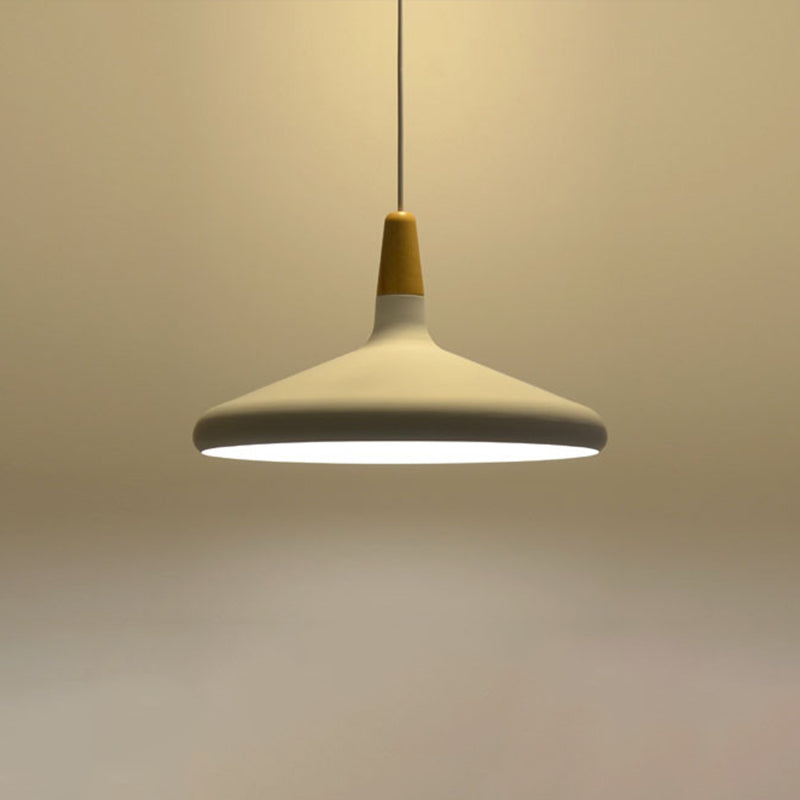 Algenib - Sleek Cone Shade Ceiling Light Simplicity Metallic 1Â Head Dining Room Pendant Light Fixture