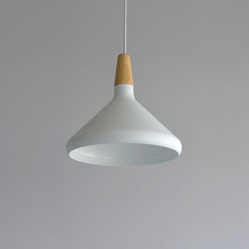 Algenib - Sleek Cone Shade Ceiling Light Simplicity Metallic 1Â Head Dining Room Pendant Light Fixture