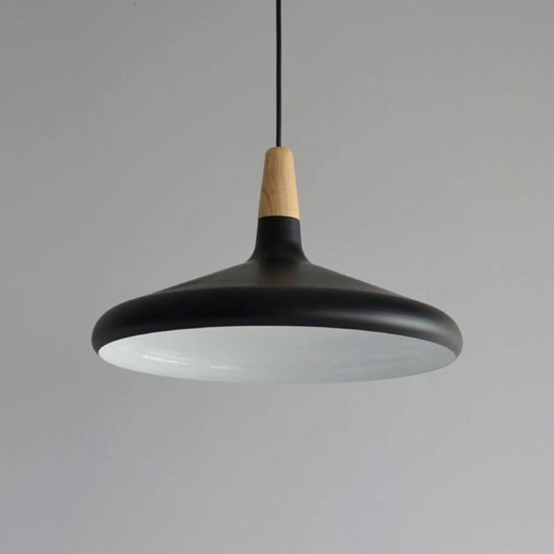 Algenib - Sleek Cone Shade Ceiling Light Simplicity Metallic 1 Head Dining Room Pendant Fixture