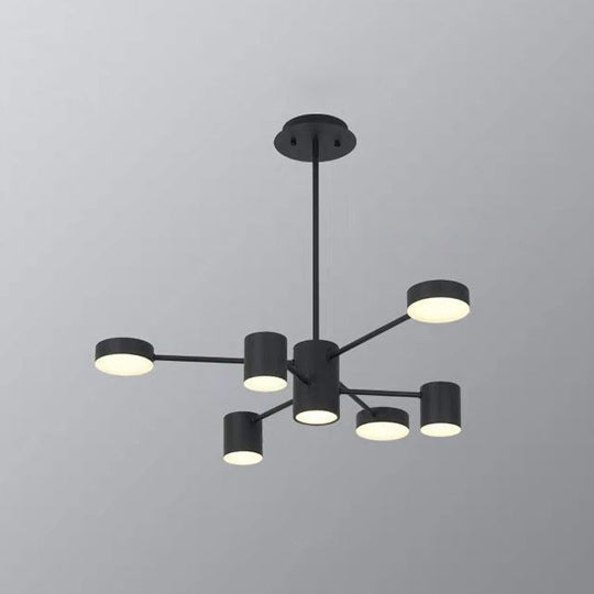 Minimalist LED Chandelier for Living Room - Starburst Pendant Light