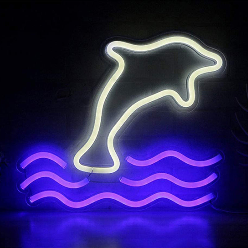 Cartoon Usb Neon Night Light For Living Room - Artistic Wall Lighting