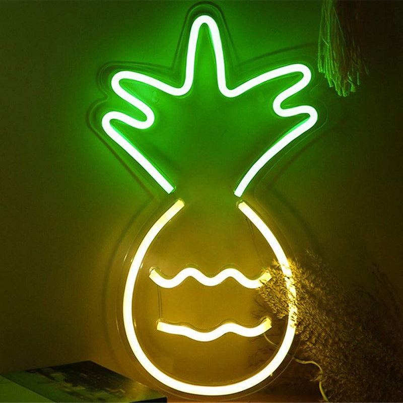 Cartoon Usb Neon Night Light For Living Room - Artistic Wall Lighting White / C