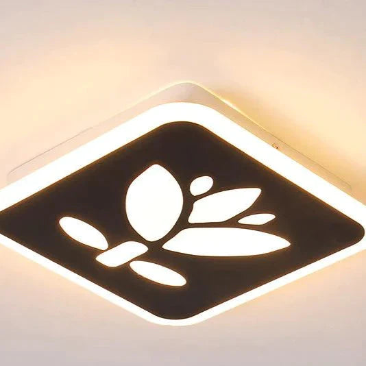 Creative Black and White Square Street Lamp Household Ceiling Lamp