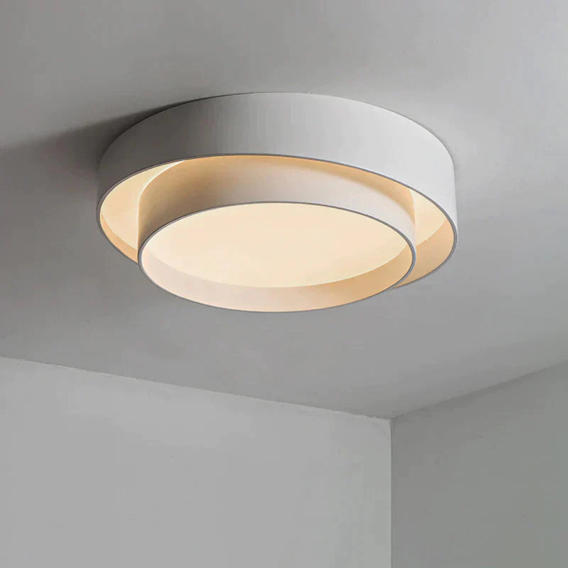 Nordic Modern Round White Ceiling Lamp