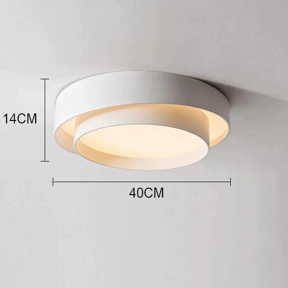 Nordic Modern Round White Ceiling Lamp