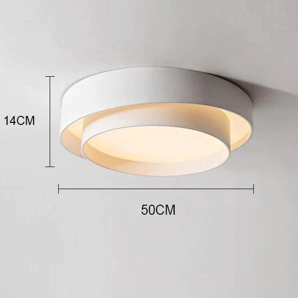 Nordic Modern Round White Ceiling Lamp