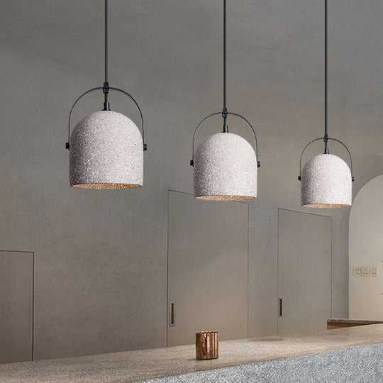 Averel - Simplicity Simplicity Bell Shade Suspension Light Cement 1Â Head Restaurant Pendant Light Fixture