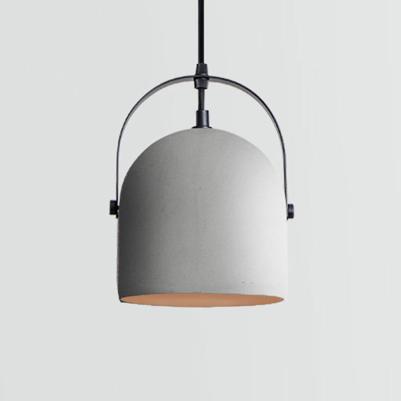 Averel - Simplicity Simplicity Bell Shade Suspension Light Cement 1Â Head Restaurant Pendant Light Fixture