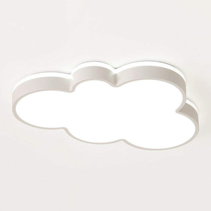 Simplicity Led Cloud Flush Ceiling Light For Kids Bedroom Décor