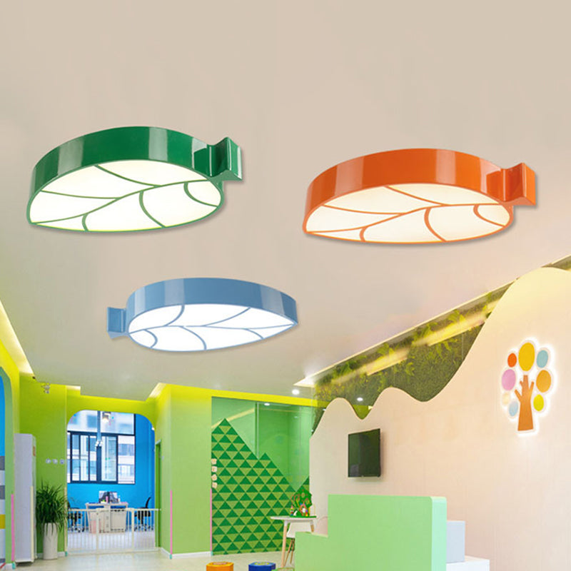 Leaf LED Flush Mount Light - Simplicity for Nursery Ceiling