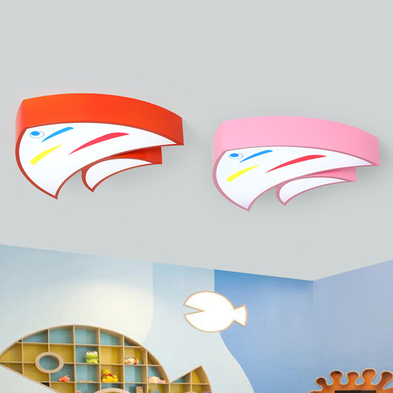 Tropical Fish Led Flush Mount Lighting For Kids Kindergarten: A Bright And Fun Addition!