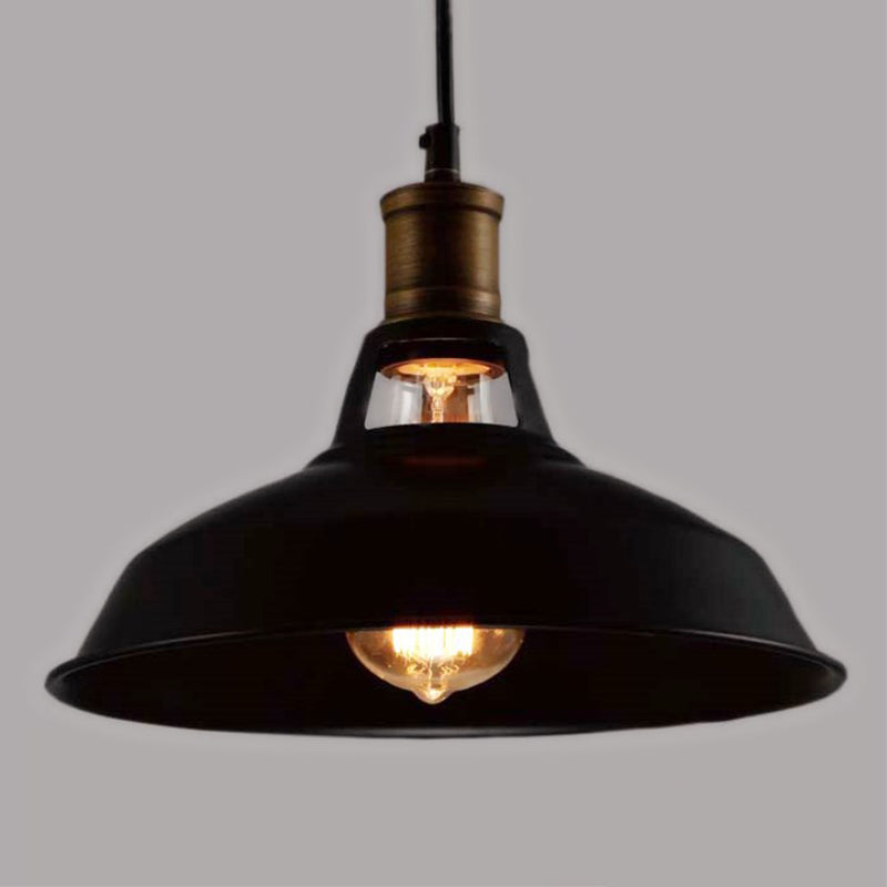 Retro Style Iron Pendant Ceiling Light - 1 Head Suspension Lighting for Bars