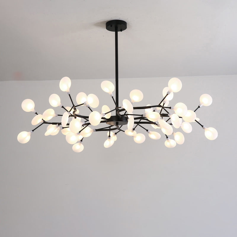 Firefly LED Acrylic Suspension Light - Nordic Style Chandelier, Ideal for Living Room