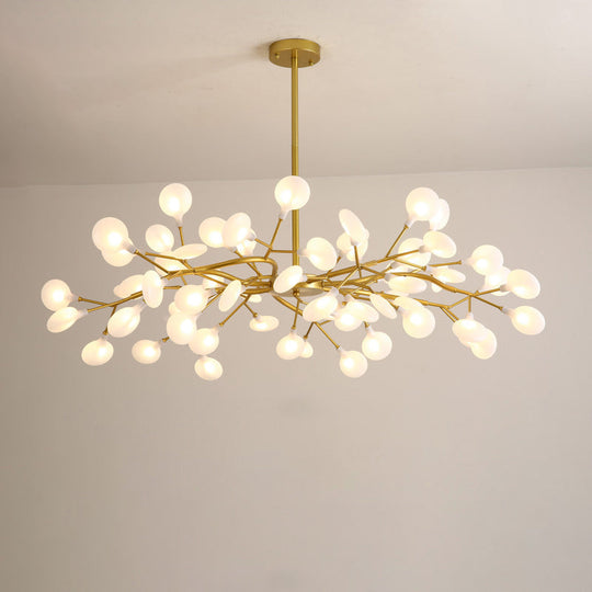 Firefly LED Acrylic Suspension Light - Nordic Style Chandelier, Ideal for Living Room