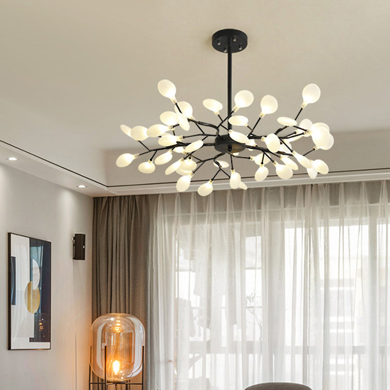 Modern Firefly Chandelier Pendant Light - Acrylic LED Lighting for Living Room