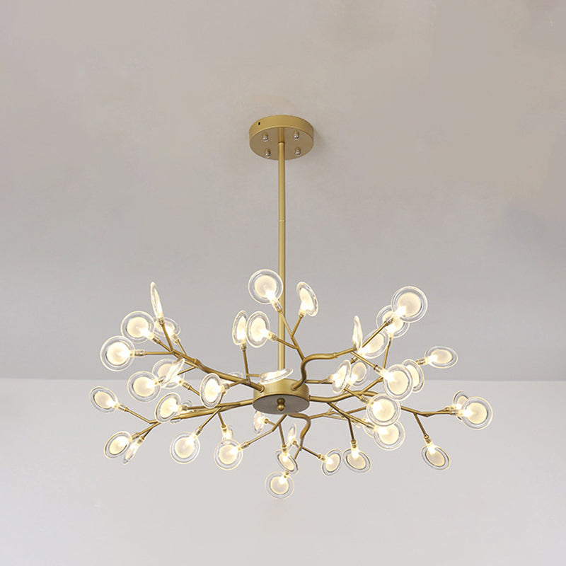 Modern Firefly Chandelier Pendant Light - Acrylic LED Lighting for Living Room