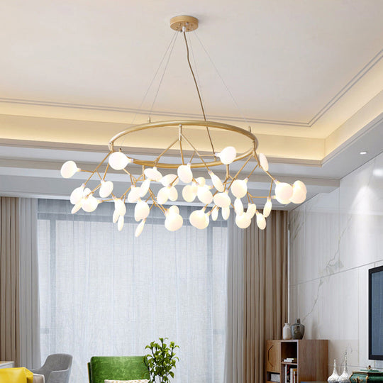 Modern Sputnik Led Chandelier For Minimalist Living Rooms