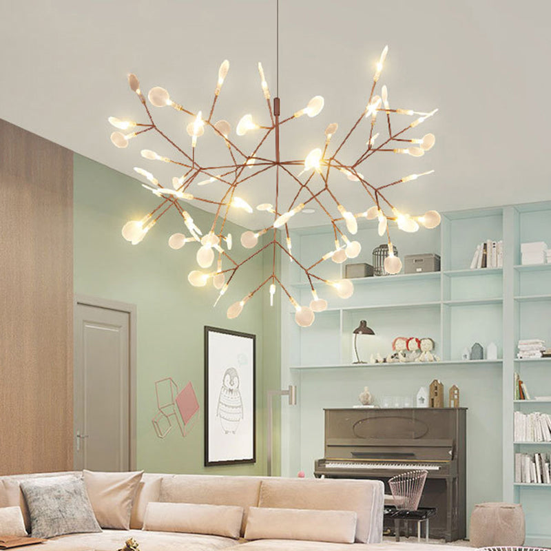 Modern LED Ceiling Chandelier - Stainless-Steel Dining Room Light Fixture