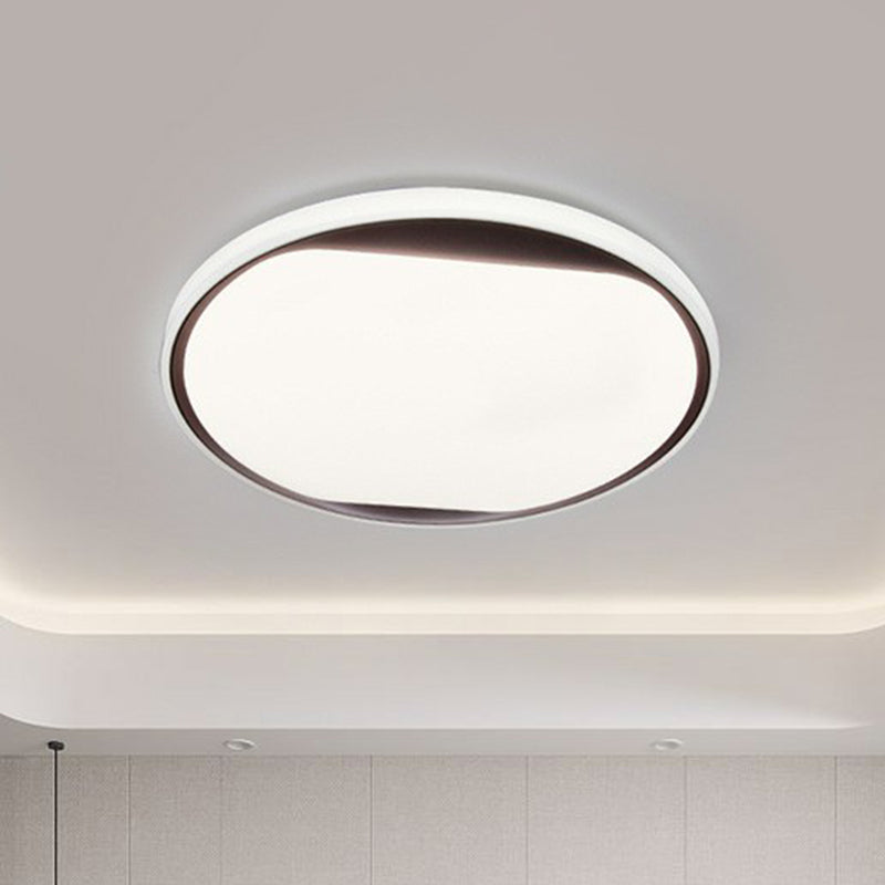 Modern Round LED Flush Mount Ceiling Light for Living Room