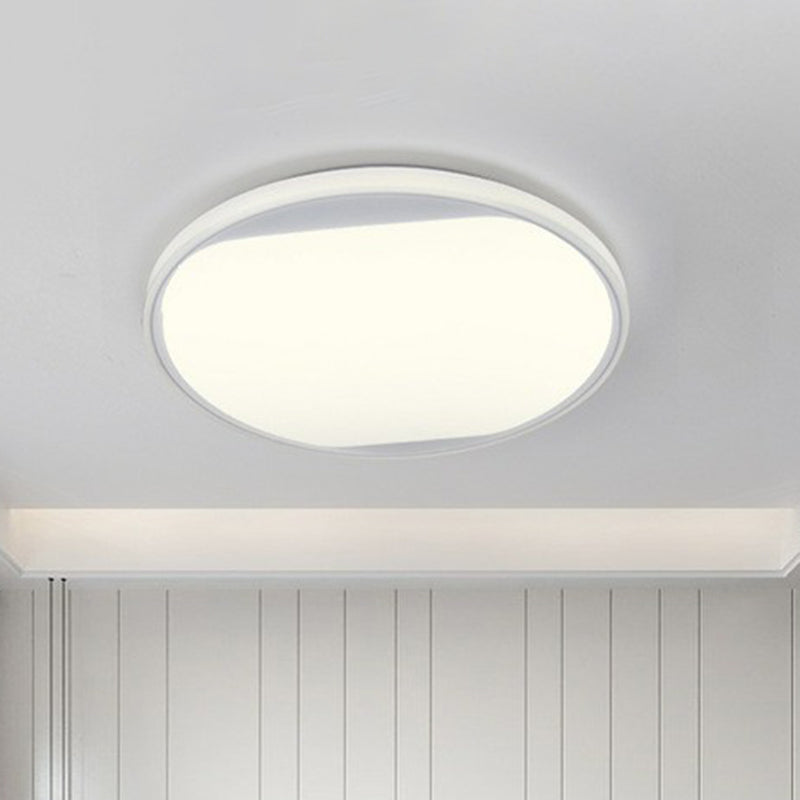 Modern Round LED Flush Mount Ceiling Light for Living Room