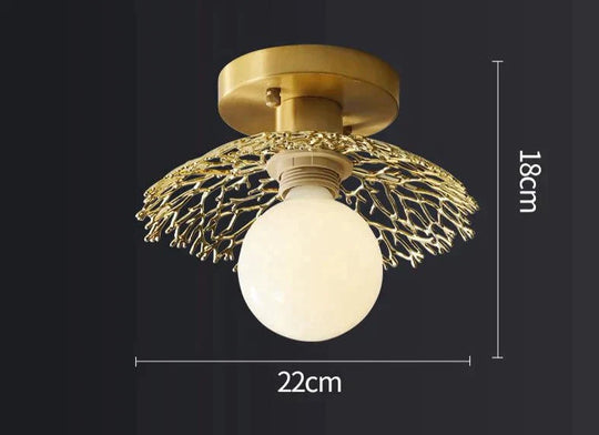 Nordic Modern Simple Corridor Bedroom Balcony Ceiling Lamp