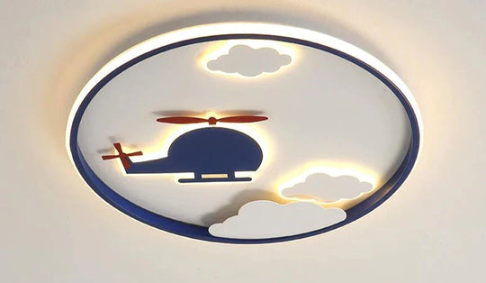 Creative Cloud Plane Bedroom Ceiling Lamp