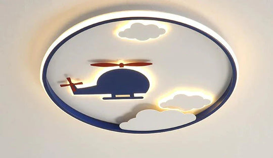 Creative Cloud Plane Bedroom Ceiling Lamp