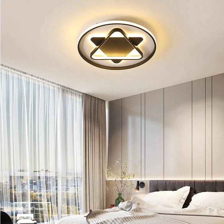 Nordic Minimalist Five-pointed Star Light Bedroom Ceiling Lamp