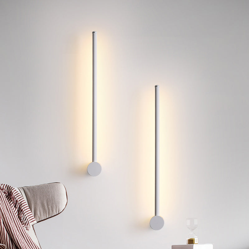 Modern Led Wall Mount Light - Stick Shape Acrylic Design For Living Room White / 23.5 Warm