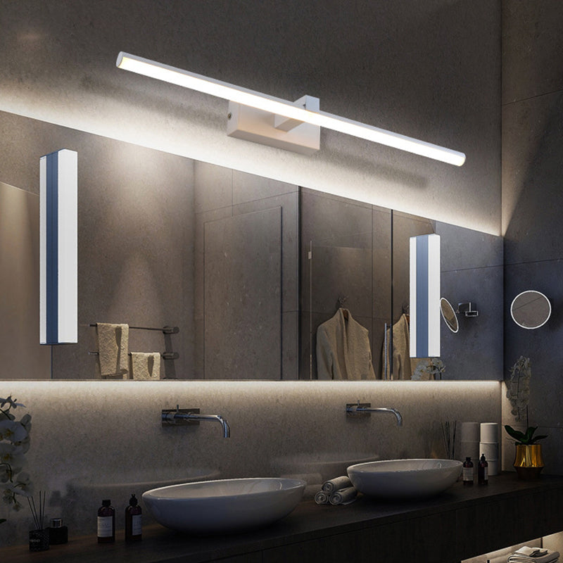 Modern Linear Led Wall Sconce For Minimalist Bathroom Vanity Lighting