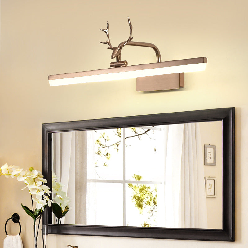 16/22/28 W Rectangular Vanity Mirror Light With Rotatable Acrylic Wall Lighting