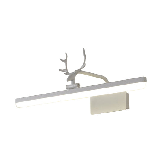 16/22/28 W Rectangular Vanity Mirror Light With Rotatable Acrylic Wall Lighting