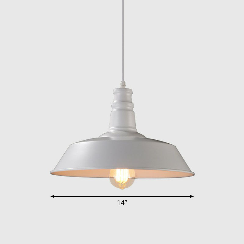 Iron Dome Shade Pendant Light - Simplicity And Elegance For Restaurants 1 Bulb Lighting Fixture