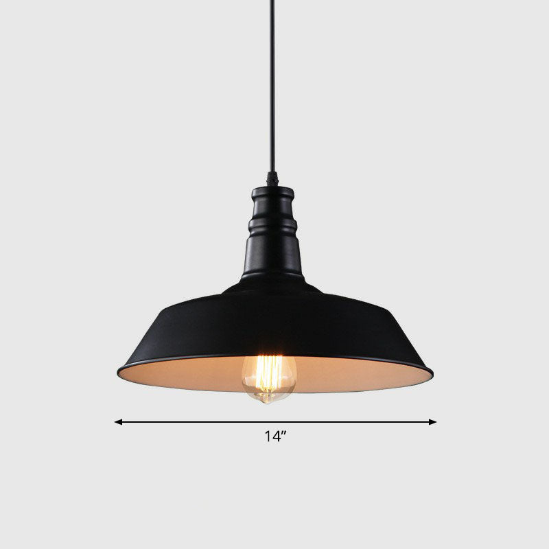 Iron Dome Shade Pendant Light - Simplicity And Elegance For Restaurants 1 Bulb Lighting Fixture