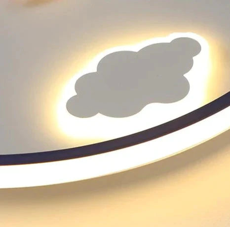 Creative Cloud Plane Bedroom Ceiling Lamp