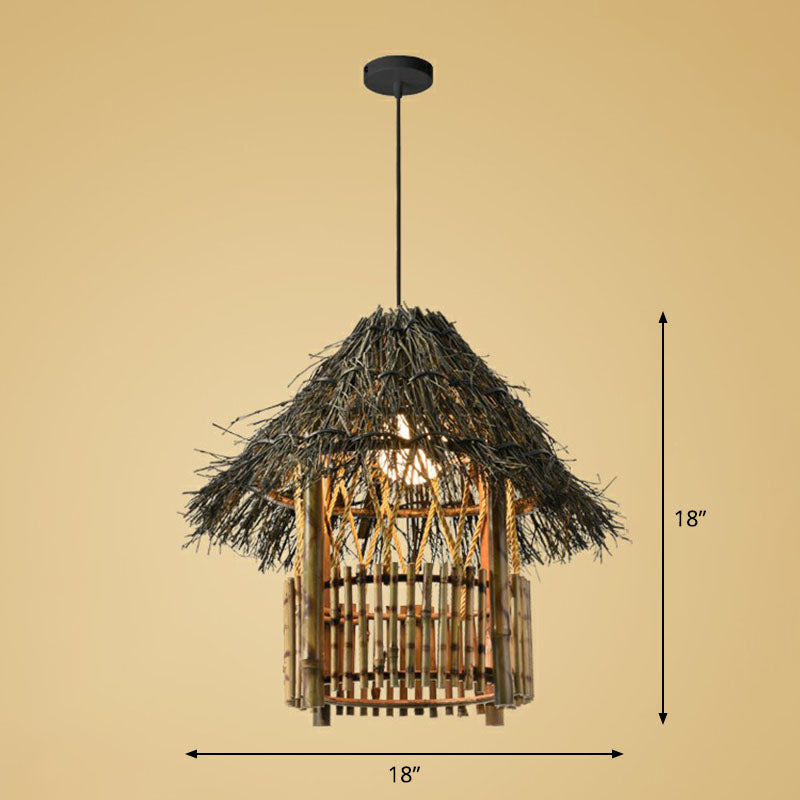 Bamboo Suspension Pendant Light: Handmade Simplicity In Wood