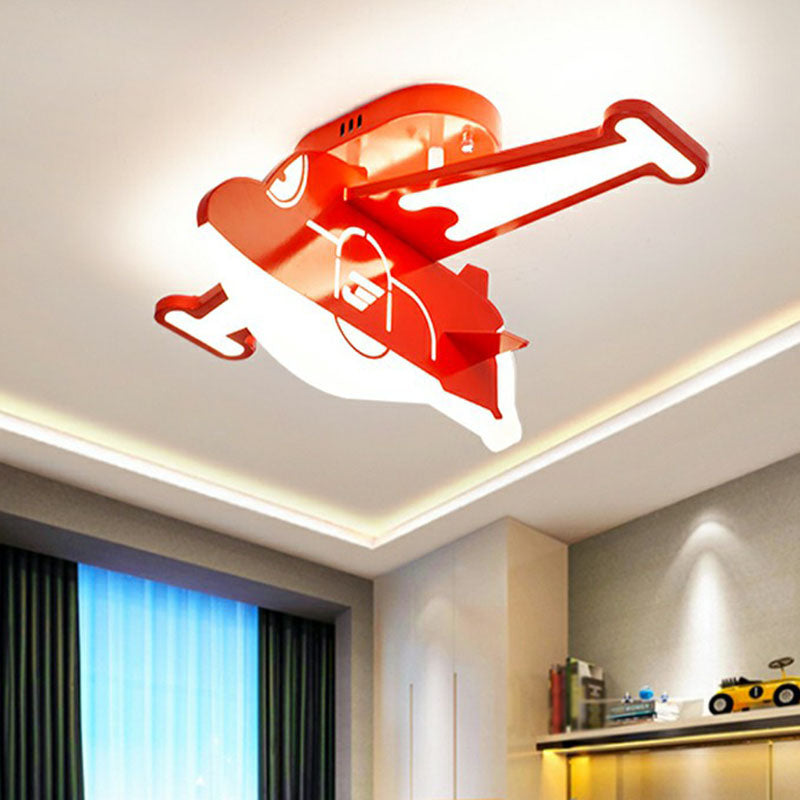 Minimalist LED Ceiling Light for Child's Room - Acrylic Plane Flush Fixture