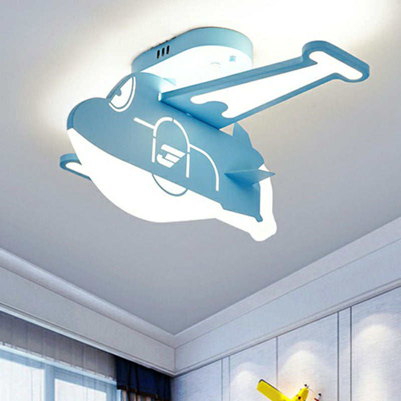 Minimalist LED Ceiling Light for Child's Room - Acrylic Plane Flush Fixture