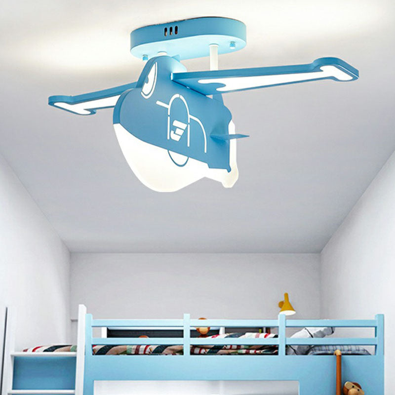 Minimalist LED Ceiling Light for Child's Room - Acrylic Plane Flush Fixture