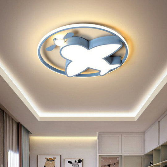 Kids Style Acrylic LED Flush Mount Lighting for Bedroom