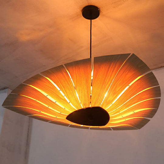 Large Leaf Shape Suspension Light For Restaurant Chandelier Lighting Pendant