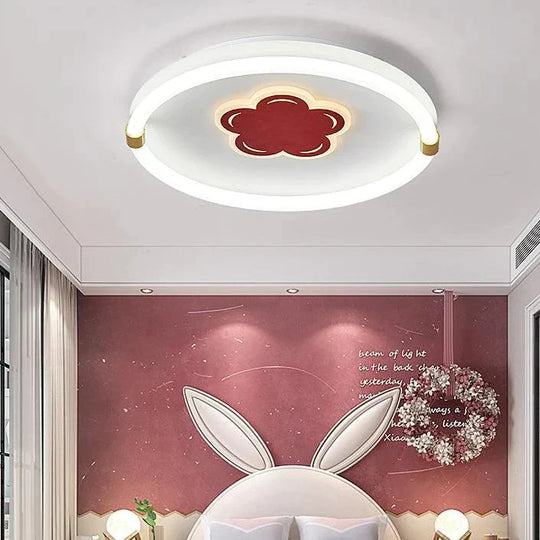 Lovely Creative Flower Room  LED Ceiling Lamp