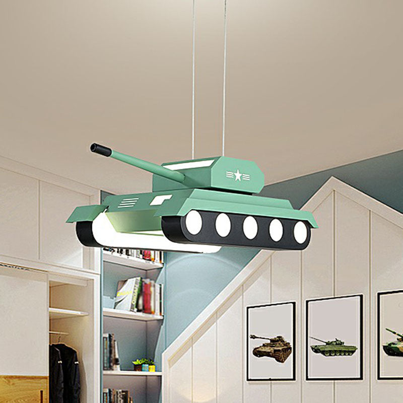 Tank Led Suspension Nursery Chandelier Modern Acrylic Lighting Fixture