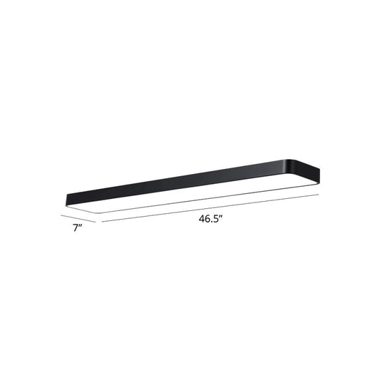 LED Office Ceiling Light - Modern Nordic Acrylic Flush Mount Fixture