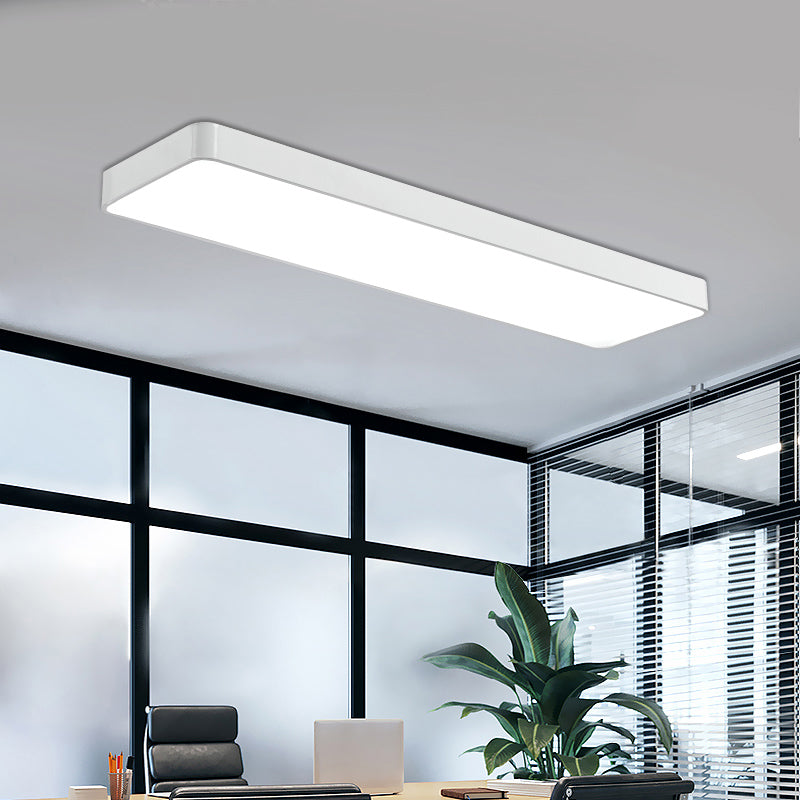 LED Office Ceiling Light - Modern Nordic Acrylic Flush Mount Fixture