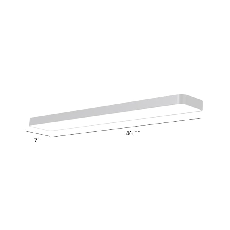 LED Office Ceiling Light - Modern Nordic Acrylic Flush Mount Fixture