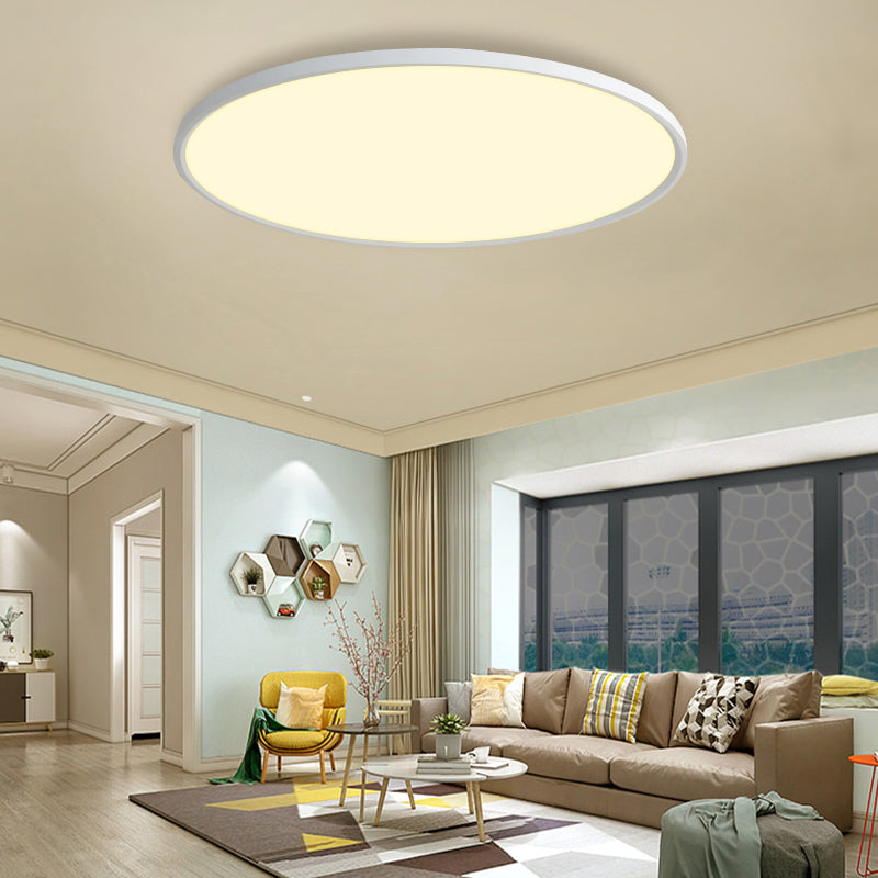 Nordic Acrylic Disk LED Flush Mount Ceiling Light for Living Room