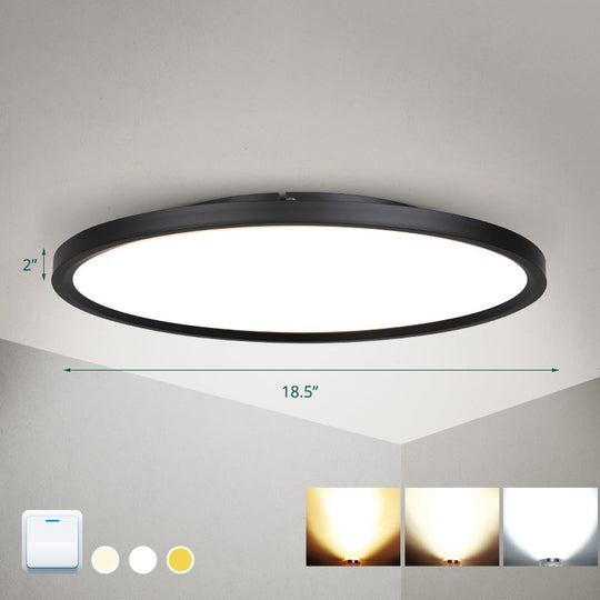 Nordic Acrylic Disk LED Flush Mount Ceiling Light for Living Room