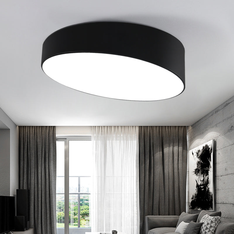 LED Flush Ceiling Light with Stylish Nordic Design and Acrylic Shade - Perfect for Bedrooms